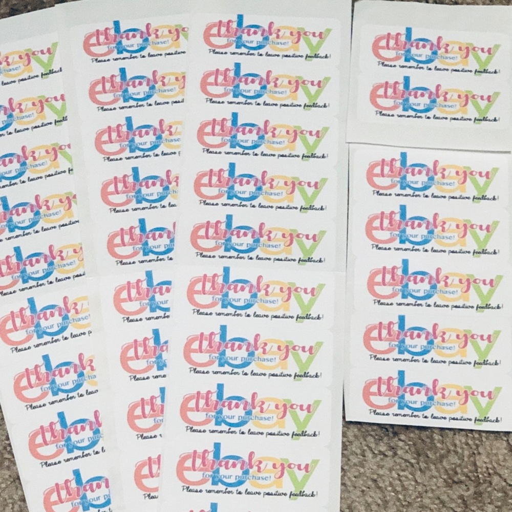 Thank You/Rate Me Labels - Picture 3 of 6